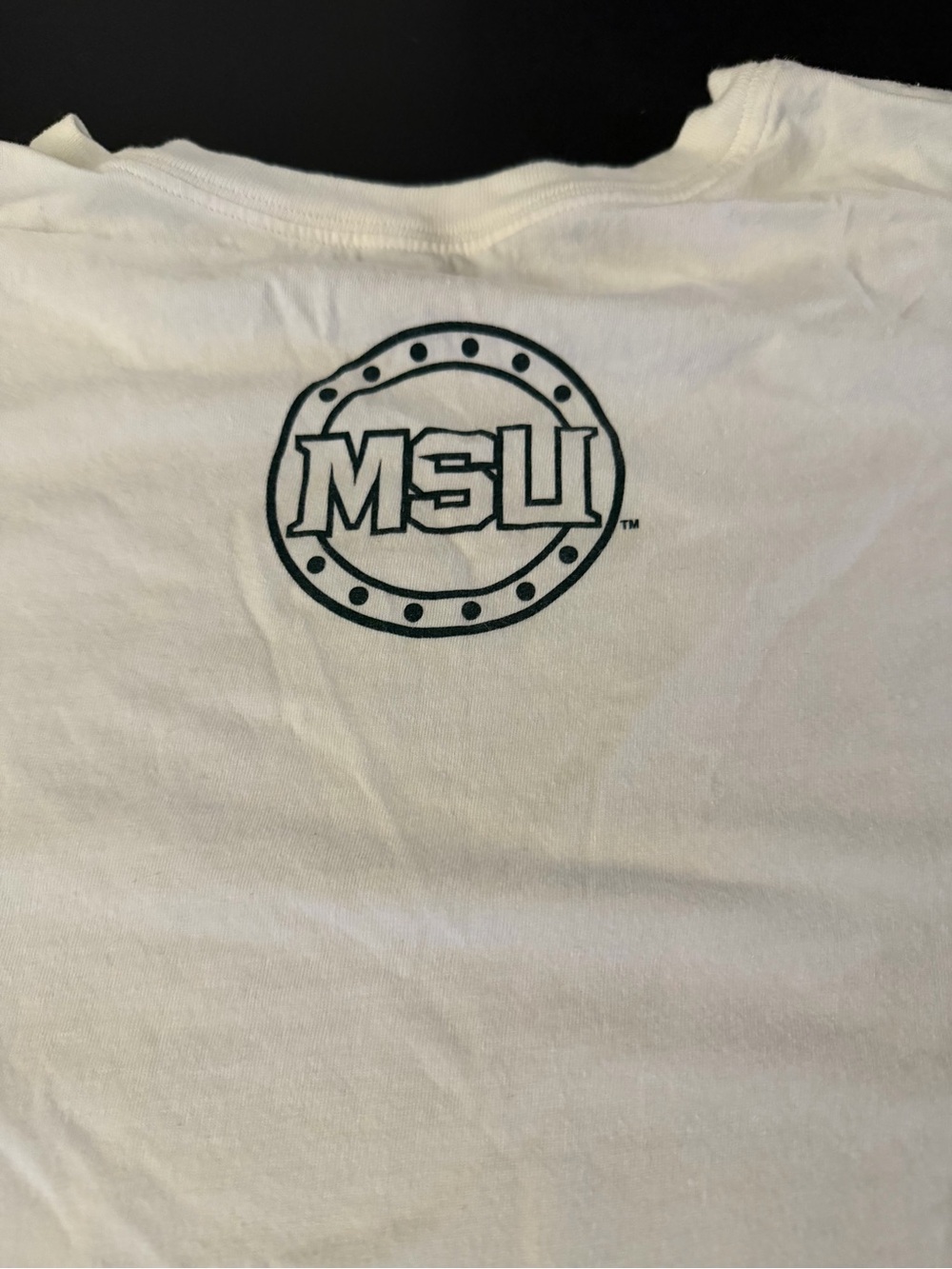 Nike White Short-Sleeve 'Raise Your Shield' Graphic Tee with Green Print - Picture 5 of 5